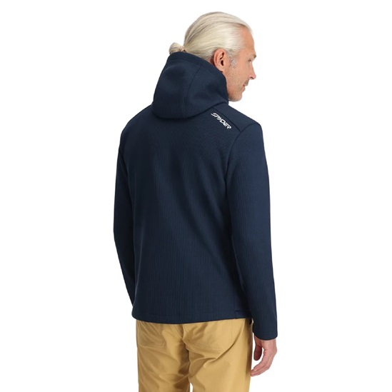 SPYDER M BANDIT HOODED JACKET-TRUE NAVY